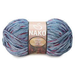 NAKO SUPERLAMBS SPECIAL TWEED KNITTING YARN - Thumbnail