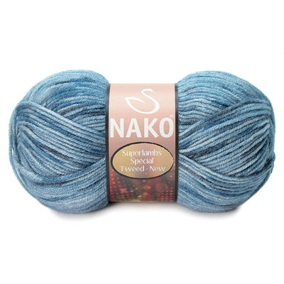 NAKO SUPERLAMBS SPECIAL TWEED KNITTING YARN