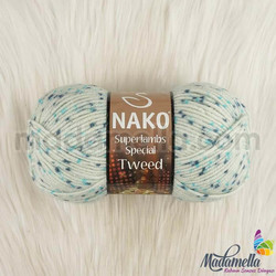 NAKO SUPERLAMBS SPECIAL TWEED KNITTING YARN - Thumbnail