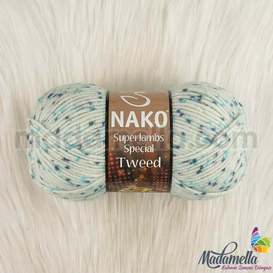 NAKO SUPERLAMBS SPECIAL TWEED KNITTING YARN