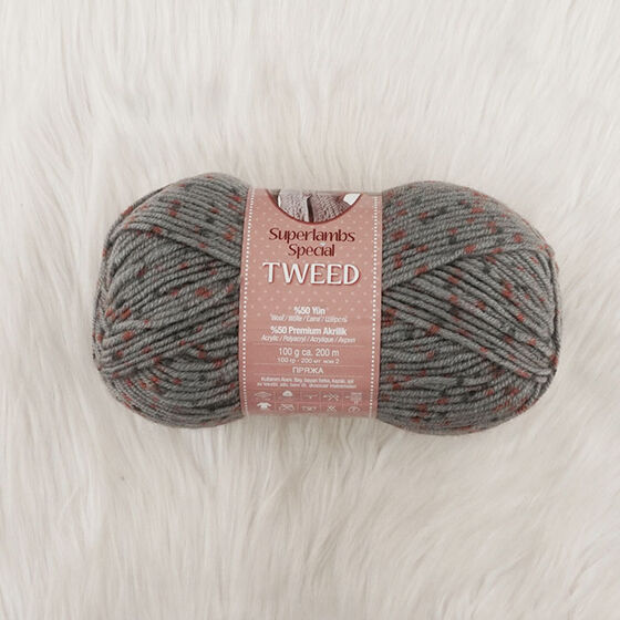 NAKO SUPERLAMBS SPECIAL TWEED KNITTING YARN