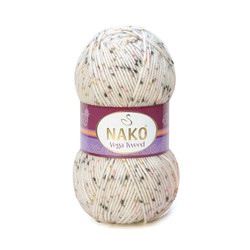 NAKO VEGA TWEED KNITTING YARN - Thumbnail