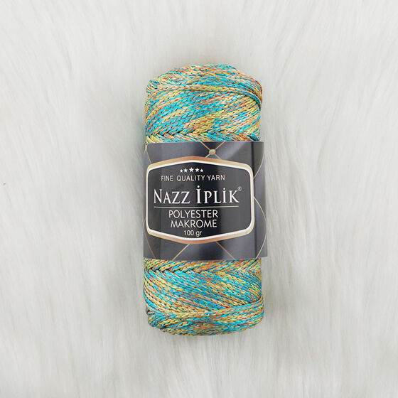 NAZ POLYESTER MACROME HAND KNITTING YARN 100 GR.