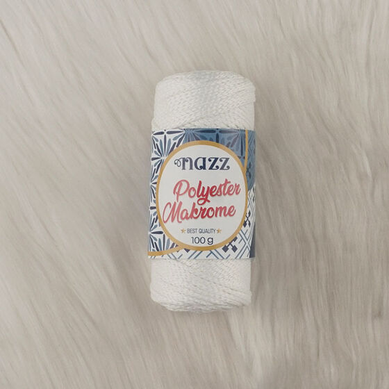 NAZ POLYESTER MAKROME EL ÖRGÜ İPİ 100 GR.