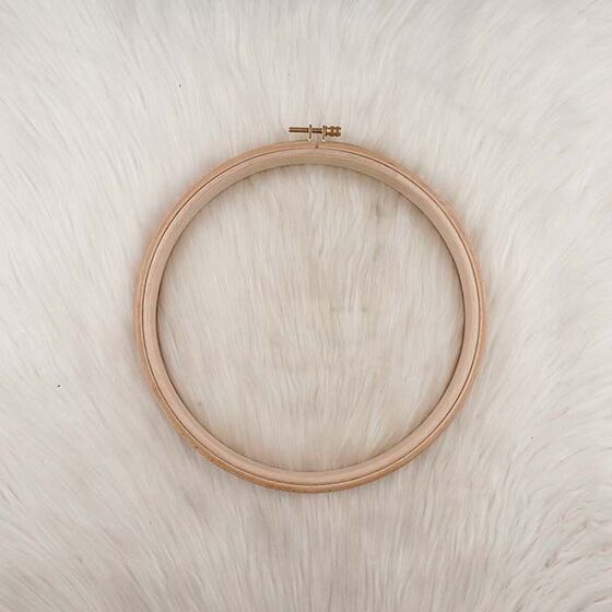 SIRIN SCREW WOOD EMBROIDERY HOOP 24 MM.NO:6 DIAMETER:22.5 CM