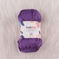 KNİT ME POLYESTER MACROME HAND KNITTING YARN NO:3 100 GR.125 MT. - Thumbnail