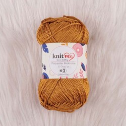 KNİT ME POLYESTER MACROME HAND KNITTING YARN NO:3 100 GR.125 MT. - Thumbnail