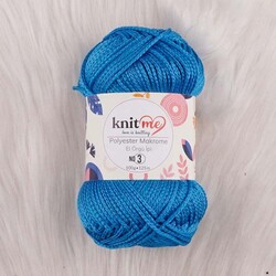 KNİT ME POLYESTER MACROME HAND KNITTING YARN NO:3 100 GR.125 MT. - Thumbnail