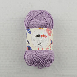 KNİT ME POLYESTER MACROME HAND KNITTING YARN NO:3 100 GR.125 MT. - Thumbnail