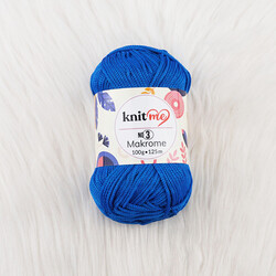 KNİT ME POLYESTER MACROME HAND KNITTING YARN NO:3 100 GR.125 MT. - Thumbnail