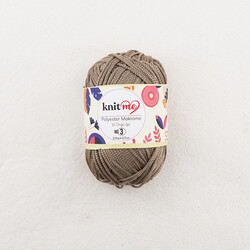 KNİT ME POLYESTER MACROME HAND KNITTING YARN NO:3 100 GR.125 MT. - Thumbnail