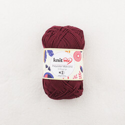 KNİT ME POLYESTER MACROME HAND KNITTING YARN NO:3 100 GR.125 MT. - Thumbnail