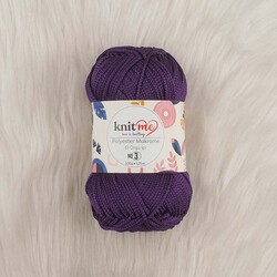 KNİT ME POLYESTER MACROME HAND KNITTING YARN NO:3 100 GR.125 MT. - Thumbnail