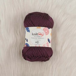 KNİT ME POLYESTER MACROME HAND KNITTING YARN NO:3 100 GR.125 MT. - Thumbnail