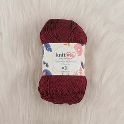 KNİT ME POLYESTER MACROME HAND KNITTING YARN NO:3 100 GR.125 MT. - Thumbnail