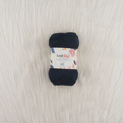 KNİT ME POLYESTER MACROME HAND KNITTING YARN NO:3 100 GR.125 MT. - Thumbnail