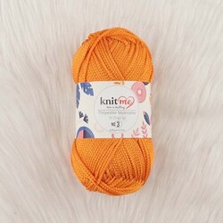 KNİT ME POLYESTER MACROME HAND KNITTING YARN NO:3 100 GR.125 MT. - Thumbnail