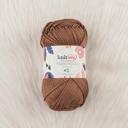 KNİT ME POLYESTER MACROME HAND KNITTING YARN NO:3 100 GR.125 MT. - Thumbnail