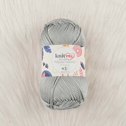 KNİT ME POLYESTER MACROME HAND KNITTING YARN NO:3 100 GR.125 MT. - Thumbnail