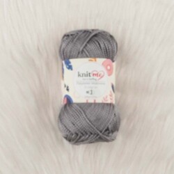 KNİT ME POLYESTER MACROME HAND KNITTING YARN NO:3 100 GR.125 MT. - Thumbnail