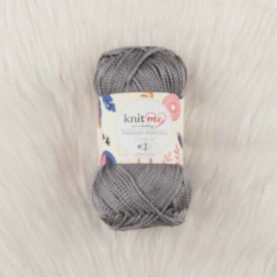 KNİT ME POLYESTER MACROME HAND KNITTING YARN NO:3 100 GR.125 MT.