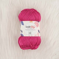 KNİT ME POLYESTER MACROME HAND KNITTING YARN NO:3 100 GR.125 MT. - Thumbnail