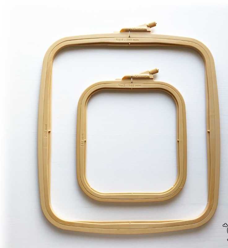 Nurge plastic square embroidery hoop