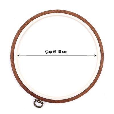 NURGE ROUND PLASTIC HOOP EMBROIDERY PULLEY NO:5 