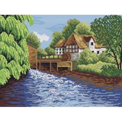 Orchıdea Baskılı Goblen 30*40 Cm. 1872j