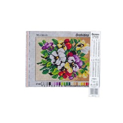 ORCHIDEA PRINTED TAPESTRY 18*24 CM. 2748F - Thumbnail