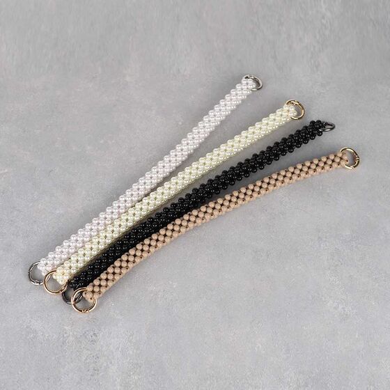 ÖRME İNCİ ÇANTA SAPI 30 CM