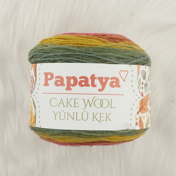 PAPATYA CAKE WOOL EL ÖRGÜ İPİ 150 GR. 520 MT.