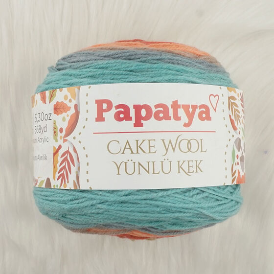 PAPATYA CAKE WOOL EL ÖRGÜ İPİ 150 GR. 520 MT.