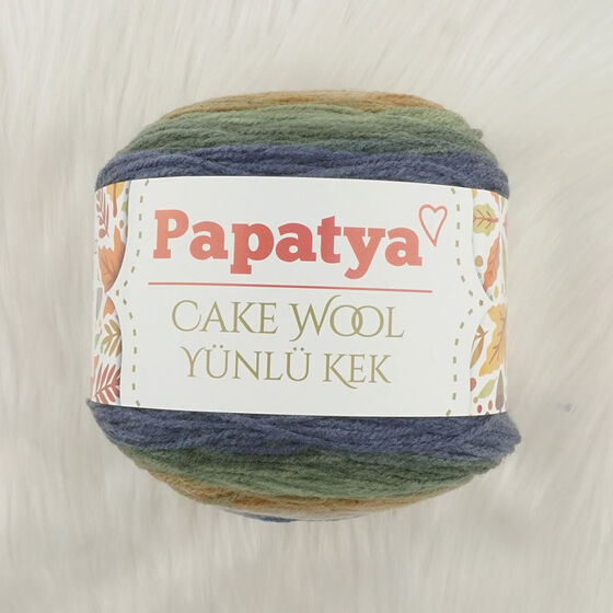 PAPATYA CAKE WOOL EL ÖRGÜ İPİ 150 GR. 520 MT.