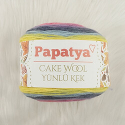 PAPATYA CAKE WOOL EL ÖRGÜ İPİ 150 GR. 520 MT. - Thumbnail