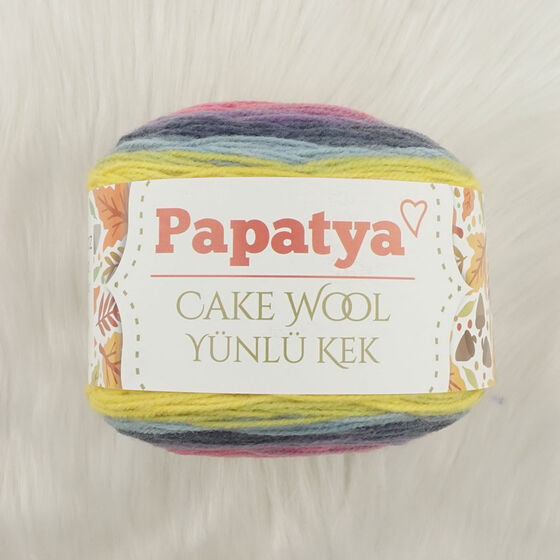 PAPATYA CAKE WOOL EL ÖRGÜ İPİ 150 GR. 520 MT.