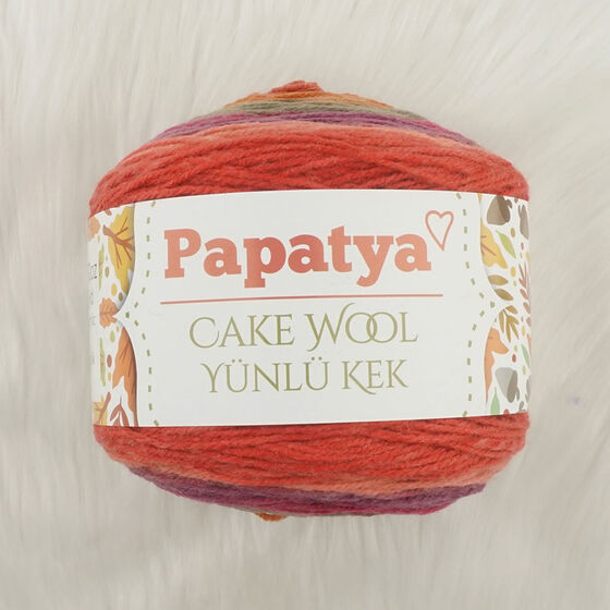 PAPATYA CAKE WOOL EL ÖRGÜ İPİ 150 GR. 520 MT.