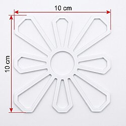 PAPATYA DESEN ÇANTA KALIBI 10 CM