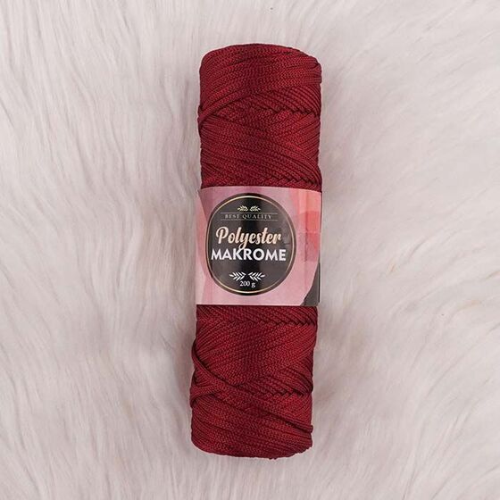 POLYESTER MACROME HAND KNITTING YARN NO:5 200 GR.