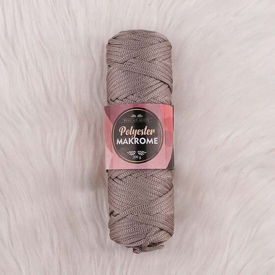 POLYESTER MACROME HAND KNITTING YARN NO:5 200 GR.