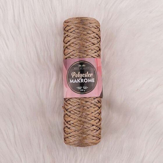 POLYESTER MACROME HAND KNITTING YARN NO:5 200 GR.