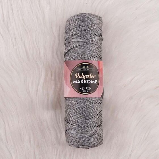 POLYESTER MACROME HAND KNITTING YARN NO:5 200 GR.