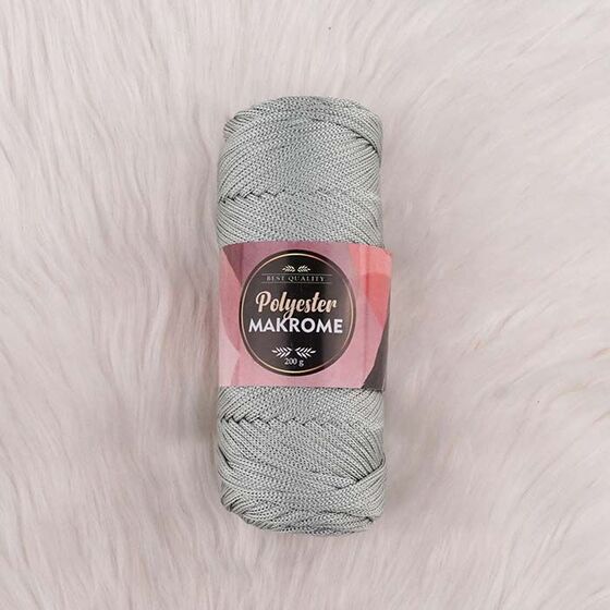 POLYESTER MACROME HAND KNITTING YARN NO:5 200 GR.