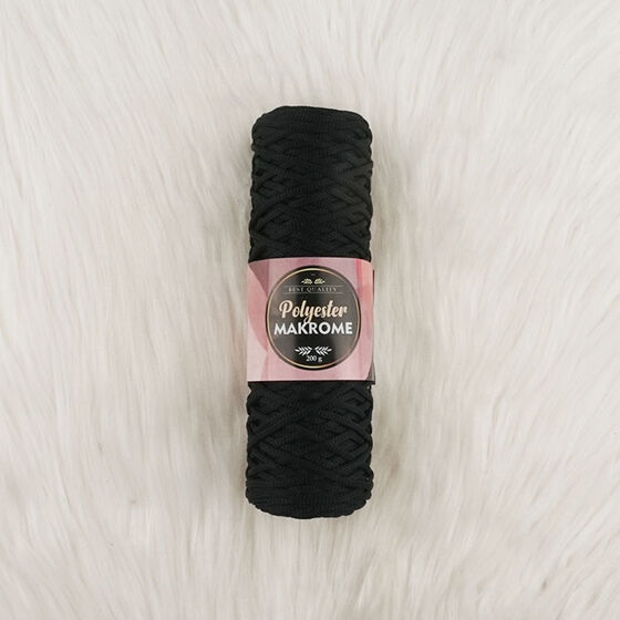 POLYESTER MACROME HAND KNITTING YARN NO:5 200 GR.
