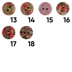 POLYESTER PATTERN BUTTON MODEL 2 - Thumbnail