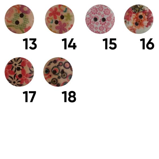 POLYESTER PATTERN BUTTON MODEL 2