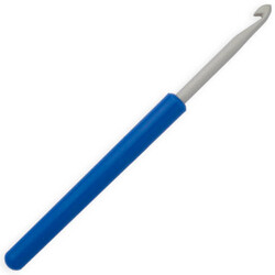 PONY - PONY ALUMINUM PLASTIC HANDLE WOOL CROCHET 14 CM