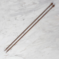 PONY PERFECT 40 CM WOODEN KNITTING NEEDLE - Thumbnail