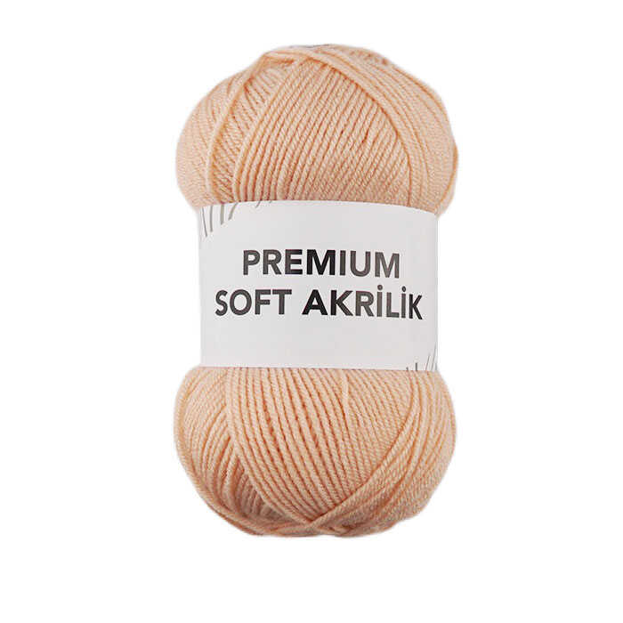 Premıum Soft Akrilik Örgü İpi 100 Gr. Yavruağzı