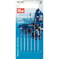 Prym - -PRYM 125559 YUVARLAK UÇLU KURDELE İĞNESİ NO:18-22 Prym - -PRYM 125559 YUVARLAK UÇLU KURDELE İĞNESİ NO:18-22